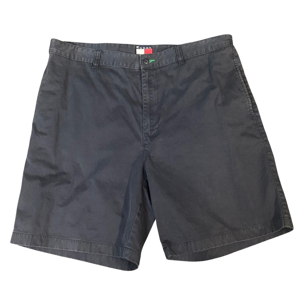 Tommy Hilfiger Mens Navy Blue Cotton Chino Shorts Size 36 HMN-REG 0363732